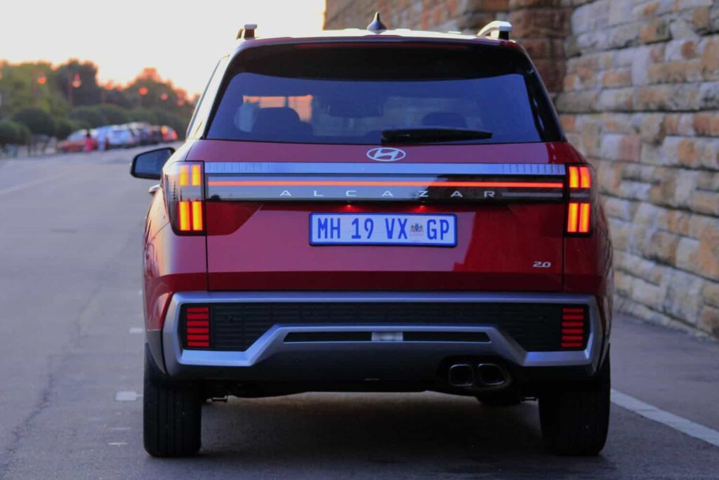 A horizontal lightbar is a highlight at the rear. Picture: Hyundai