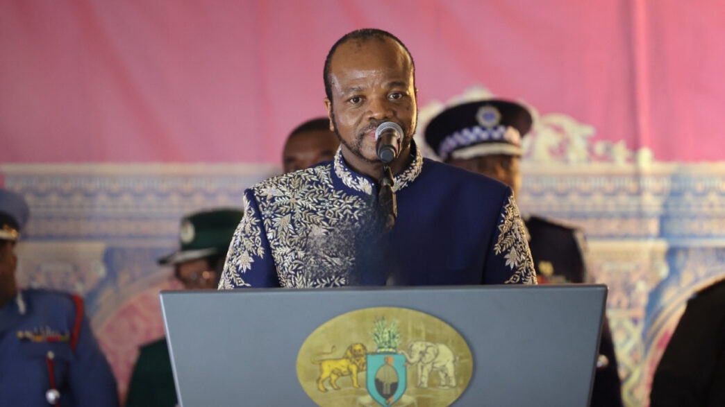 His Majesty King Mswati III during a post-birthday dinner in Qomintaba, where he received updates on the E200 million 7th on the Hill Hotel project aimed at boosting tourism in the Shiselweni region.