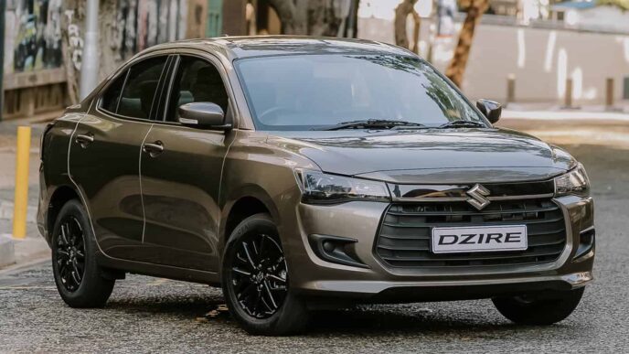 The all-new Suzuki DZire sheds its Swift styling for a bold new look and a larger boot, offering practical sedan comfort in a compact frame.