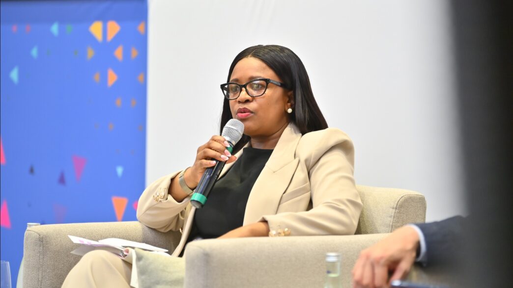 Futhi Tembe, CEO of the Eswatini National Provident Fund, engages in dialogue during the 6th Annual Africa Pension Funds and Retirement Summit held from May 13–16, 2025, in Casablanca, Morocco, where she was one of the key invited speakers.