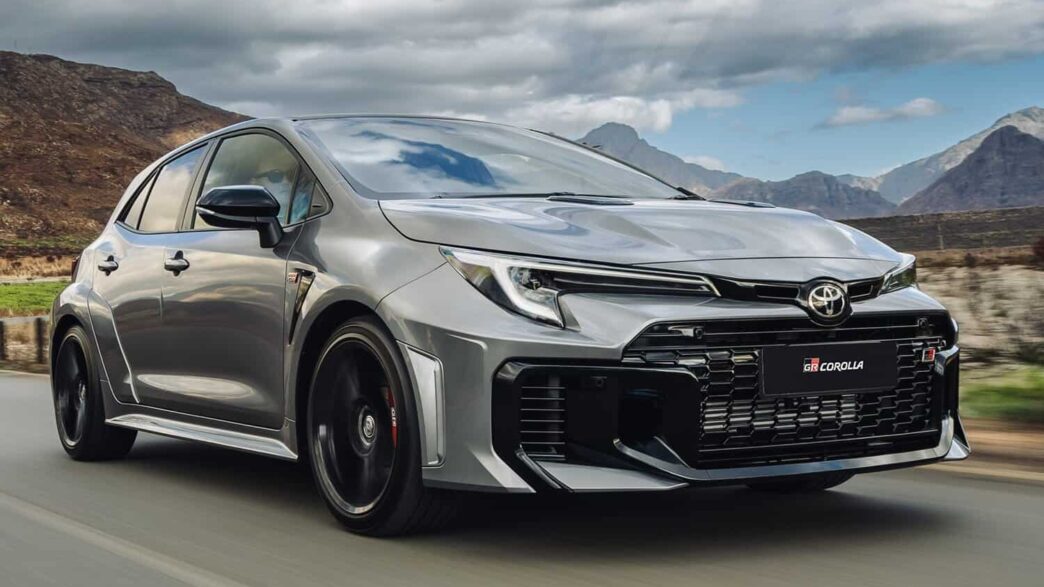Exterior differences involves a pair of new intakes on either side of the front bumper. Picture: Toyota