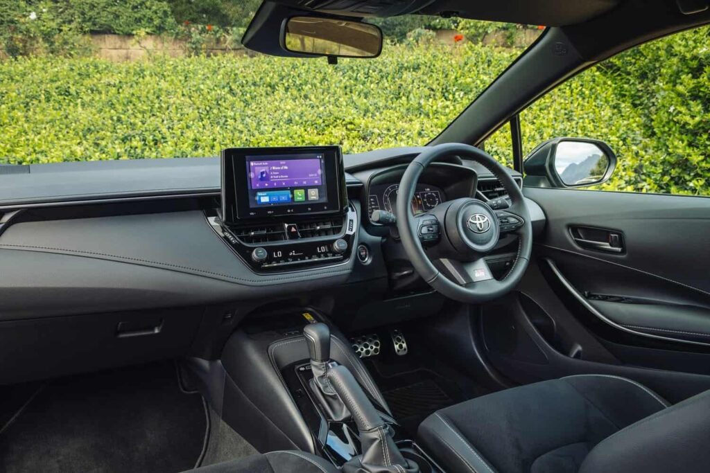 Interior now sees the inclusion of the eight-speed DAT. Picture: Toyota
