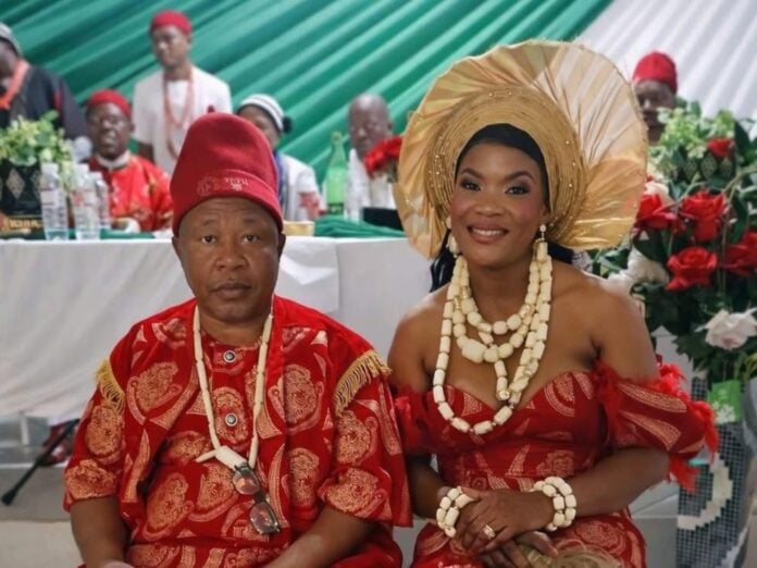 Chief Solomon Ogbonna Eziko, the man at the centre of the Igwe Ndigbo Na East London coronation, as seen in an image sourced from Facebook.