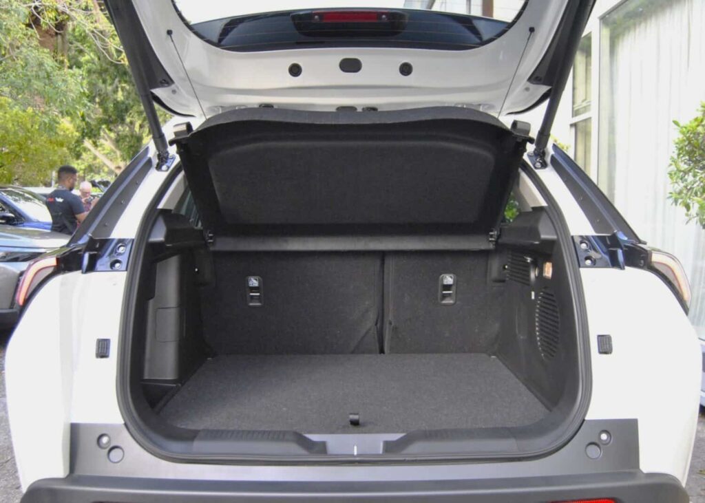 Boot space is capped at 347-litres, but drops to 333-litres in the GLX as a result of the subwoofer for the Infinity sound system. Picture: Charl Bosch