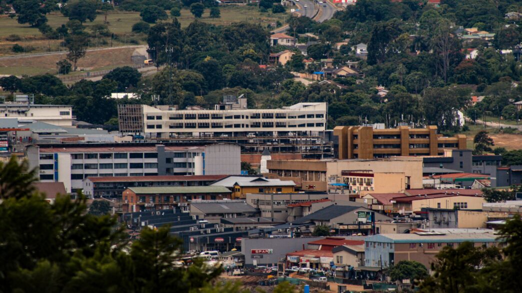 A view of Mbabane’s skyline, showcasing the city’s growing commercial and residential developments. Photo by X/@proudlyswazi.