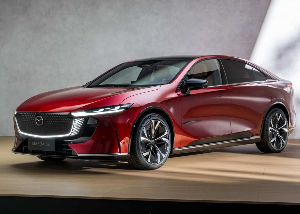 Mazda 6e will debut in South Africa this year as its first-ever EV. Picture: Mazda
