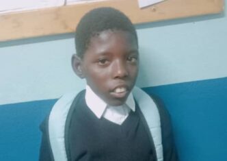 The young boy found near Shoprite Ezulwini is currently in the care of Ezulwini Police Post. Photo by Royal Eswatini Police Service.
