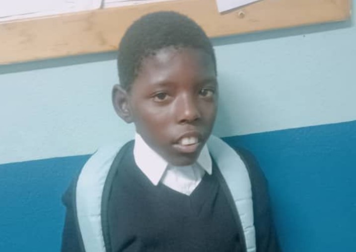 The young boy found near Shoprite Ezulwini is currently in the care of Ezulwini Police Post. Photo by Royal Eswatini Police Service.