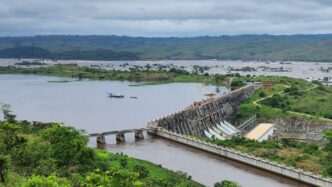 A view of the Inga Falls on the Congo River, the site earmarked for the Inga 3 hydropower project, which could generate up to 11,000MW of electricity for the region.