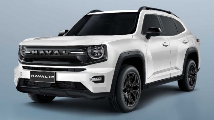 The Haval H7 is now offered in a Black Edition. Picture: Supplied
