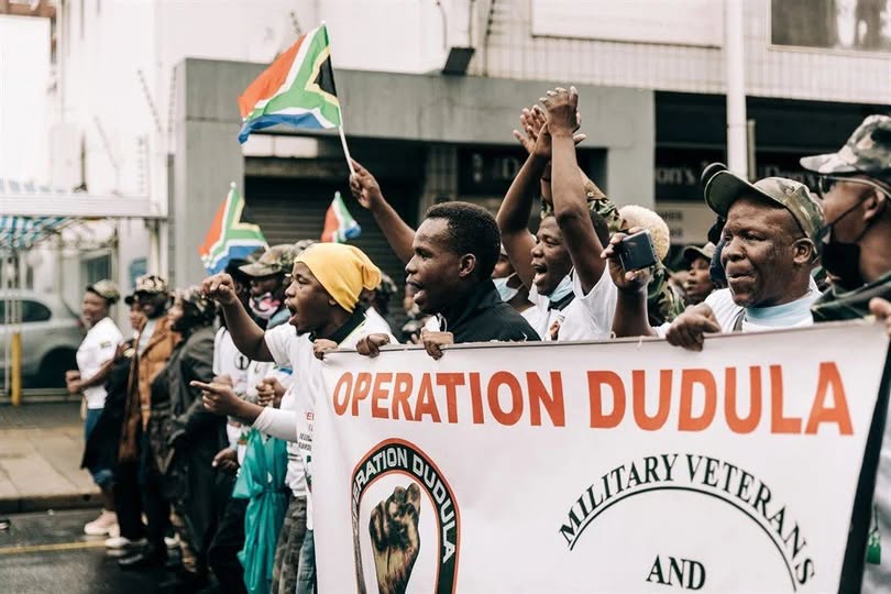 Protesters take to the streets in South Africa during anti-foreigner demonstrations