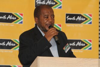 The Acting South African High Commissioner to Ghana, Mr Thando Dalamba