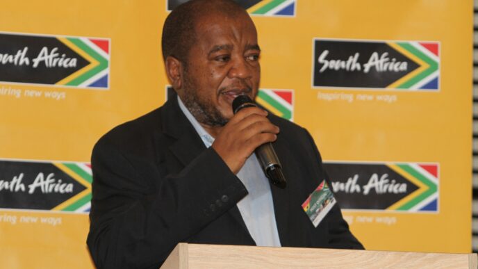 The Acting South African High Commissioner to Ghana, Mr Thando Dalamba