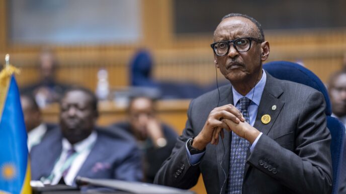 Rwandan President Paul Kagame