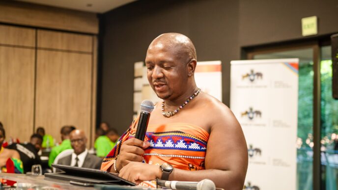 Minister of Labour and Social Security Phila Buthelezi