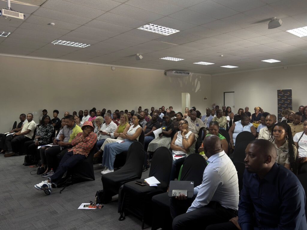 Tourism operators and industry stakeholders attending the Mpumalanga roadshow engage in discussions and networking.