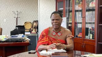 HRH Prince Lonkhokhela speaks to the media in Mbabane, assuring citizens of stable fuel supply across Eswatini.