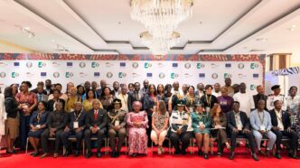Delegates from over fifty countries during the official opening of the symposium. Photo by HMCS