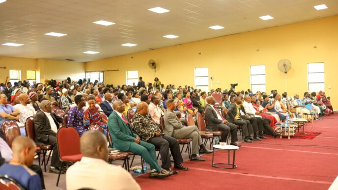 A section of the congregants who had interest on the gangsterism presentations. Photo by HMCS