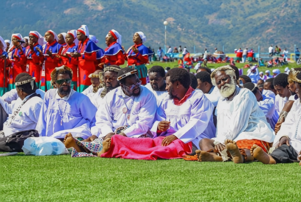 Thousands of Emaswati gather at Somhlolo Stadium to participate in the Easter service, united in faith and worship. Photo by EPN.