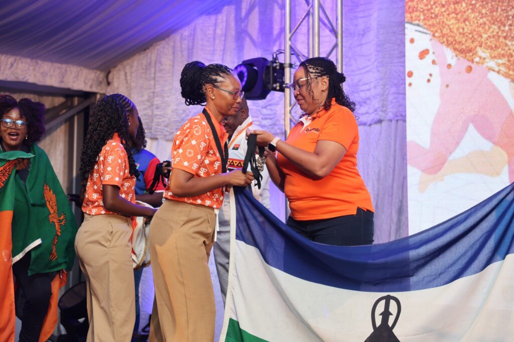 RSL athletes proudly receive their medals at SAIRAG 2026 in Swakopmund, Namibia, showcasing skill and determination across multiple sports. Photo by RSL.