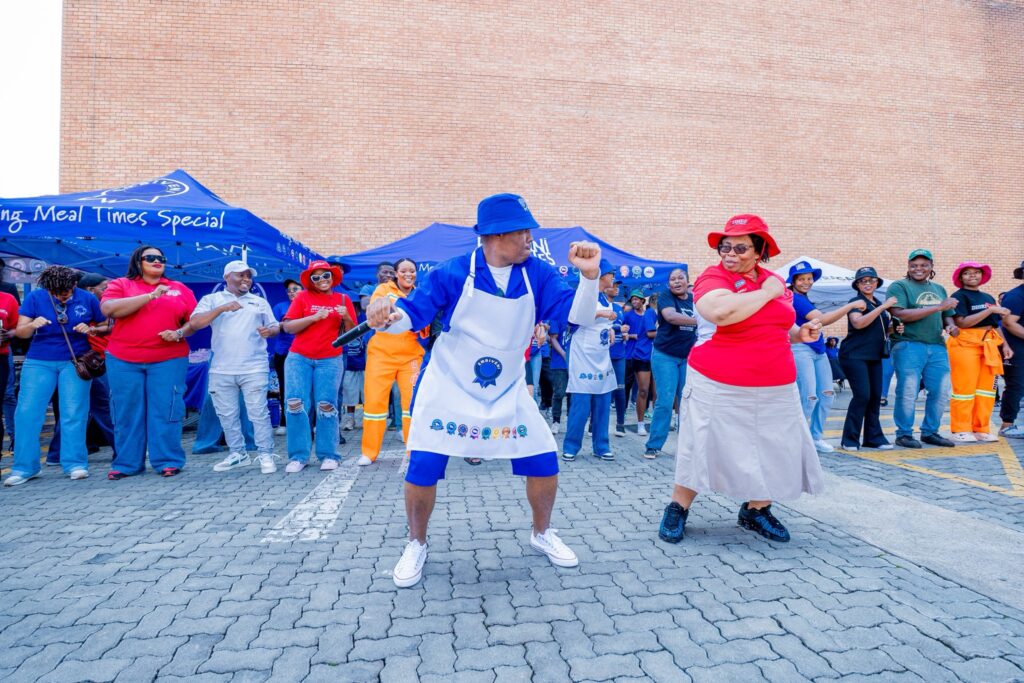 Community members turn up in large numbers for the Embiveni Meats Candana Ja activation at Mbabane Meat Plaza, where shoppers enjoyed prize giveaways, live entertainment and interactive stalls. Photo by Tribe Studios.