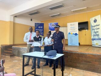 Pupils and teachers from primary and high schools in the Manzini region pictured during the three-day Anti-Crime Club workshop hosted by Manzini Police Station at Mjingo High School from 13 to 15 April 2026.
