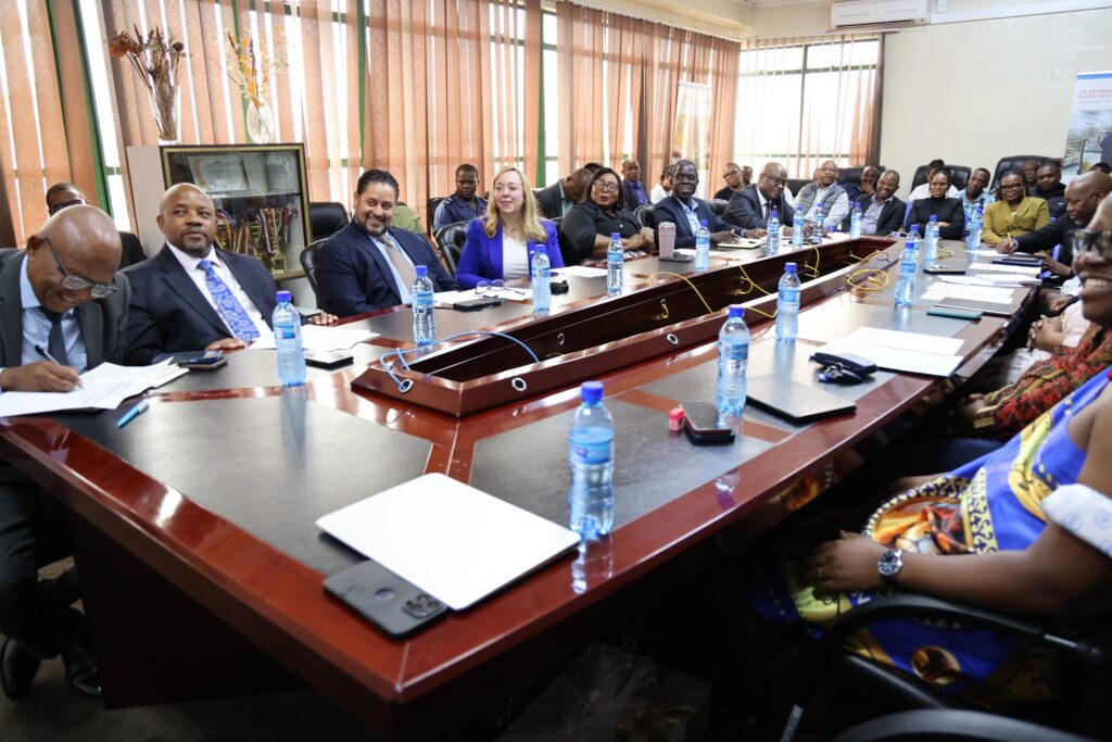 Stakeholders gather at Raleigh Fitkin Memorial Hospital in Manzini during the handover of four U.S.-donated blood gas analysers worth E2.27 million.