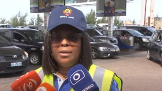 Mozambique National Director of Hydrocarbons and Fuel, Felisbela Conhete. Screengrab: STV