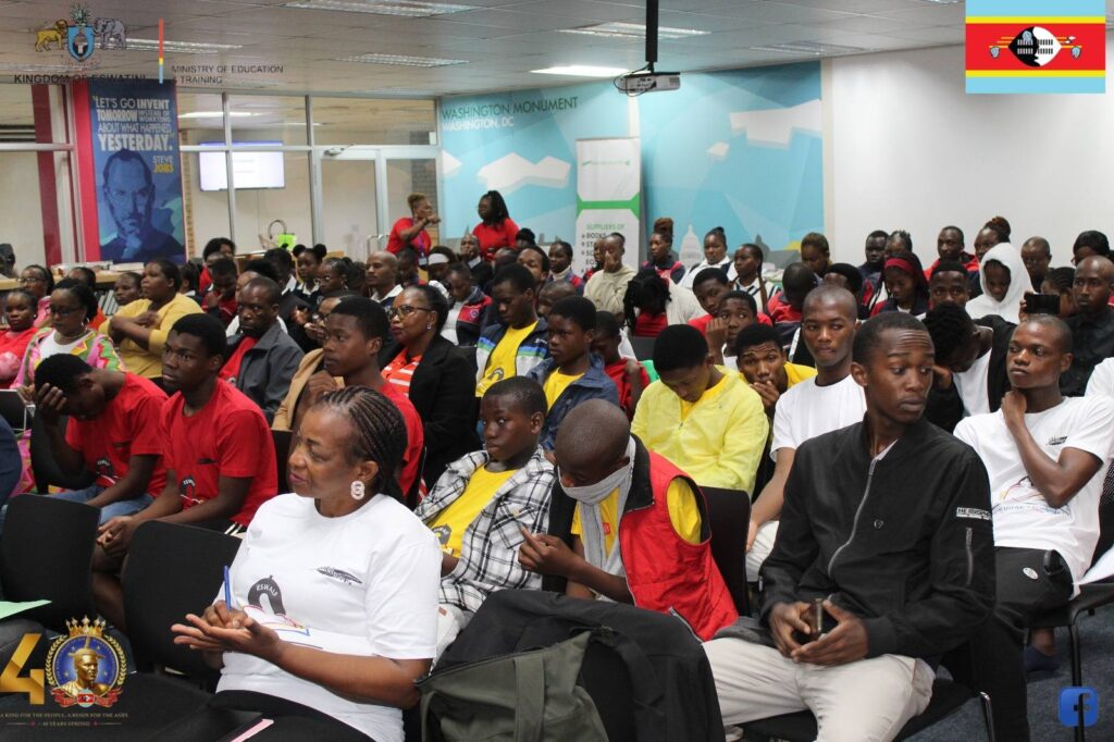 Participants follow proceedings at the official launch of the Eswatini Literacy Foundation