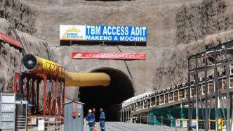 The second Tunnel Boring Machine, renamed "Loboborane la Manyokola Thita," begins its journey underground along the 38.5 kilometre tunnel route linking the Polihali and Katse reservoirs as part of Phase II of the Lesotho Highlands Water Project. | Photo: Supplied