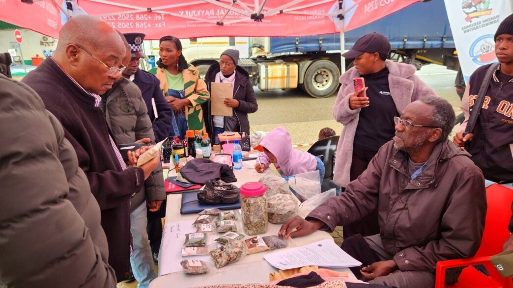 Malkerns Town Council and Manzini Regional Administration officials pictured together during an SME engagement session