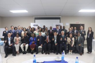 Government officials, Portfolio Committee members, private sector representatives and a visiting delegation from Taiwan pictured together at Mountain View Hotel during the Taiwan–Eswatini Business Seminar Workshop, convened by the Eswatini Investment Promotion Authority in collaboration with the Embassy of Taiwan.