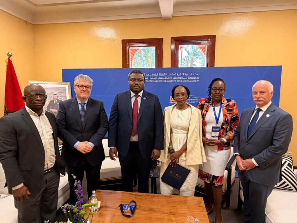 Minister of Public Works and Transport Chief Ndlaluhlaza Ndwandwe attends the Global Implementation Support Symposium 2026 in Marrakech, Morocco, where he witnessed the signing of a Memorandum of Understanding between ESWACAA and the International Civil Aviation Organization (ICAO).