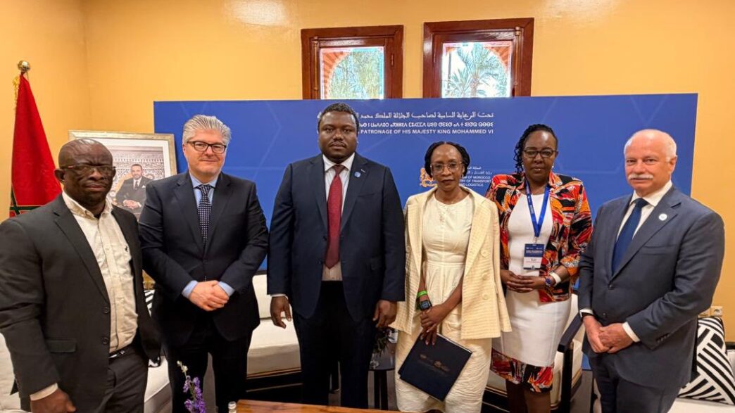 Minister of Public Works and Transport Chief Ndlaluhlaza Ndwandwe attends the Global Implementation Support Symposium 2026 in Marrakech, Morocco, where he witnessed the signing of a Memorandum of Understanding between ESWACAA and the International Civil Aviation Organization (ICAO).