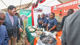 President Hakainde Hichilema at the 2026 Luapula Investment Expo, Kaole Stadium, Mansa, Friday April 25, 2026.