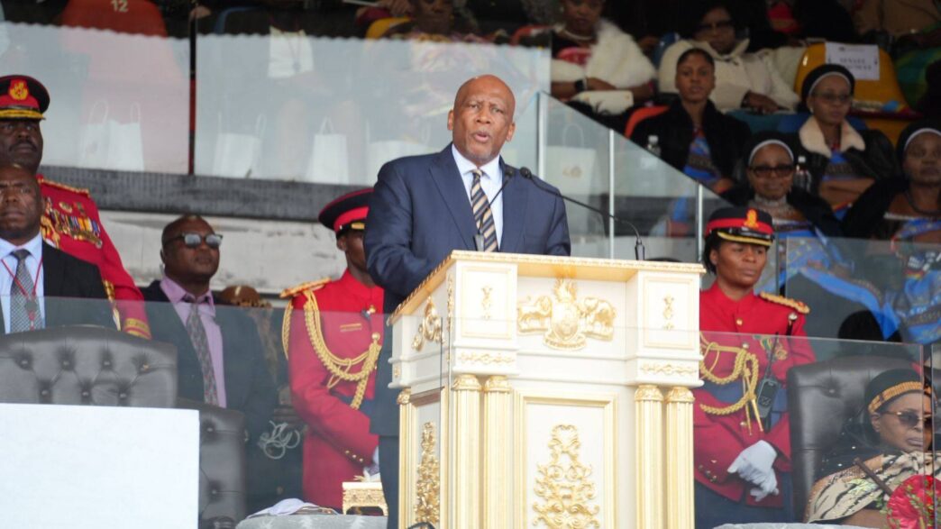 His Majesty King Letsie III led tributes at Somhlolo Stadium