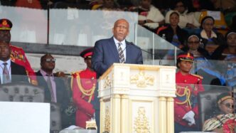 His Majesty King Letsie III led tributes at Somhlolo Stadium