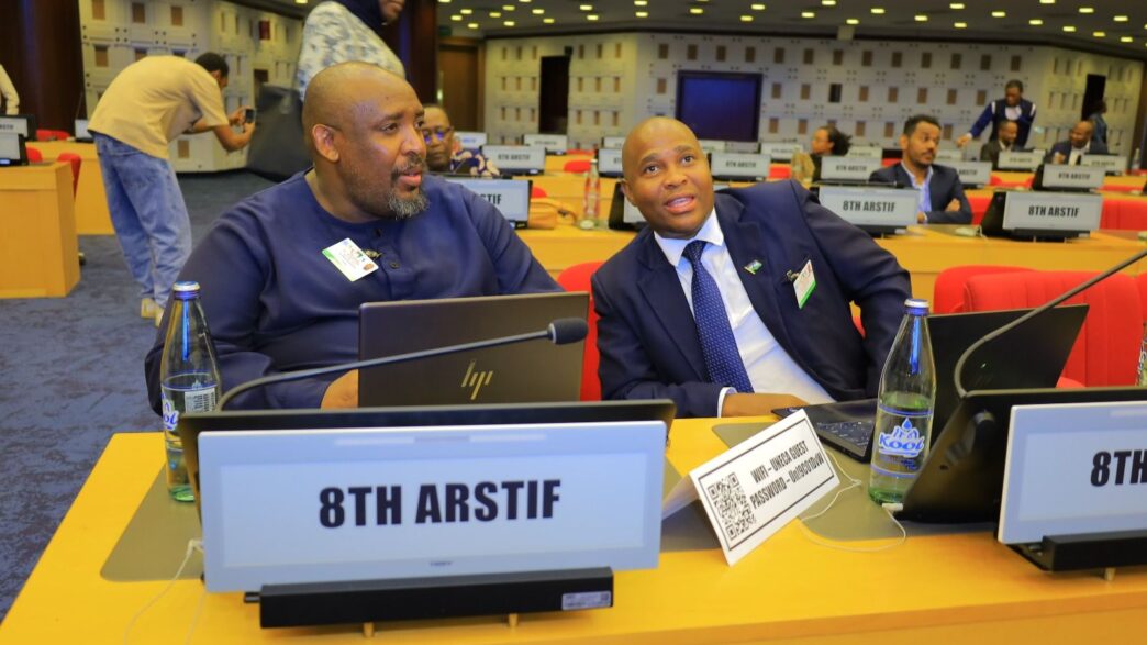 Principal Secretary of Lesotho's Ministry of Information, Communications, Science, Technology and Innovation, Kanono Ramashamole, attends the Eighth African Regional Science, Technology and Innovation Forum in Addis Ababa, Ethiopia, on Saturday.