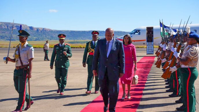 Their Majesties King Letsie III and Queen Masenate Mohato Seeiso