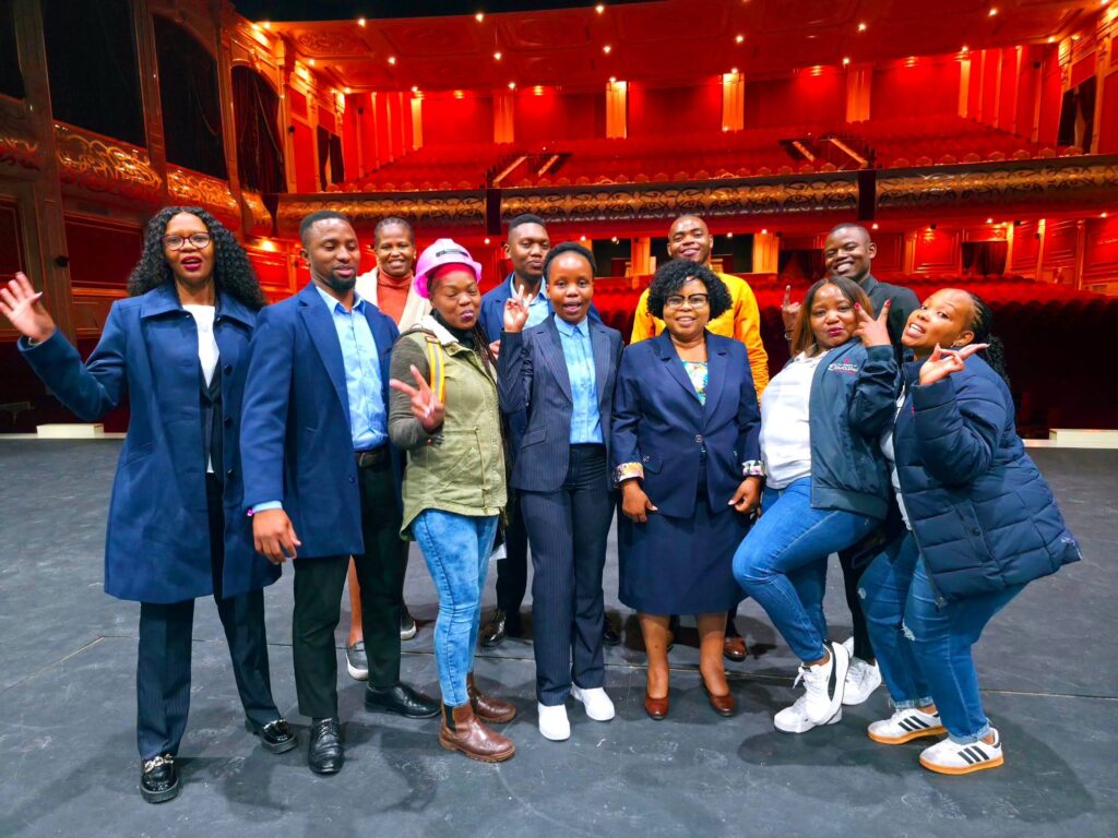 Minister Jane Mkhonta-Simelane joins Eswatini Tourism Authority staff on a tour of the newly launched Ezulwini Palazzo in the Ezulwini Valley. Photo credit: Photo: Eswatini Tourism