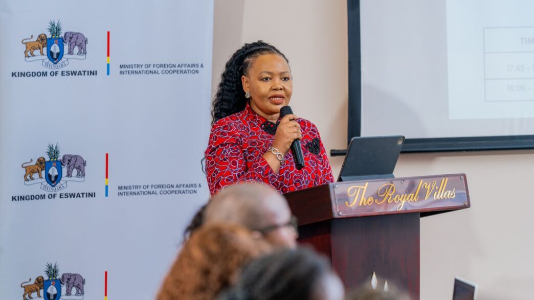 Minister of Foreign Affairs and International Cooperation Senator Pholile Shakantu also addressed the gathering,