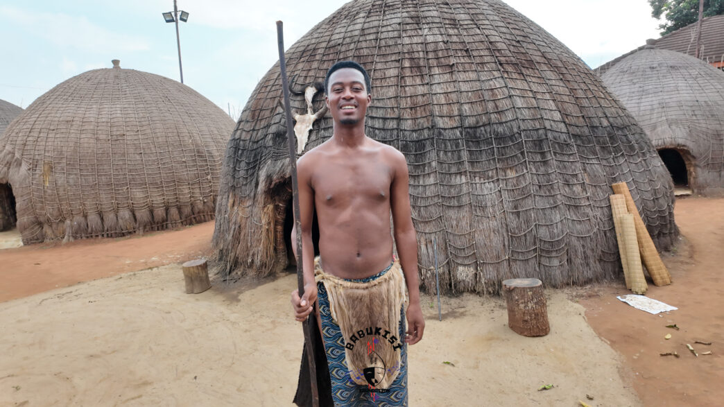 Rising Swazi cultural artist Sancheziey pictured during his kubutseka ceremony held on April 12, 2026, at the KaMgadlela Engabezweni Royal Kraal, where he was given the warrior name Gandz' Umjono. Photo: Supplied