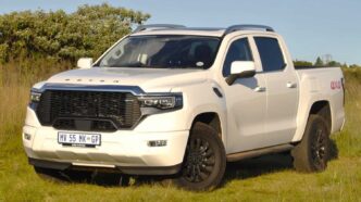 Brawny Ram has been the direct styling influence for the Tunland V9. Picture: Charl Bosch