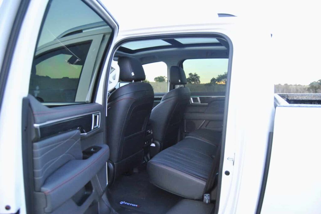 Ram-sized proportions means no space qualms at the rear. Picture: Charl Bosch