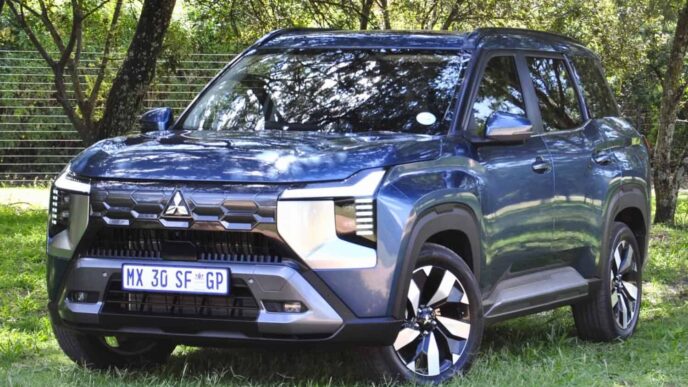 Destinator replaces both the ASX and Eclipse Cross as Mitsubishi’s new most affordable seven-seat SUV. Picture: Charl Bosch