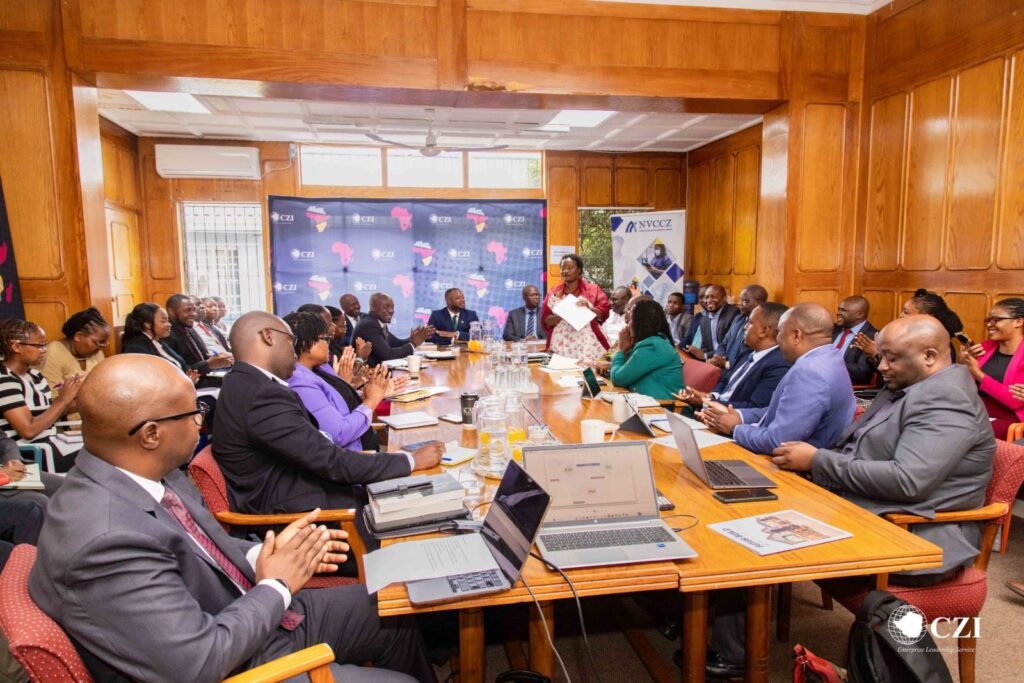 Delegates gather at Industry House in Harare for the inaugural meeting of the Zimbabwe Entrepreneurship and Start-Up Ecosystem Forum (ZIM-ESEF). Photo by X/@czionline