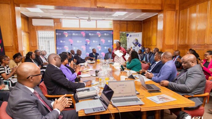 Delegates gather at Industry House in Harare for the inaugural meeting of the Zimbabwe Entrepreneurship and Start-Up Ecosystem Forum (ZIM-ESEF). Photo by X/@czionline