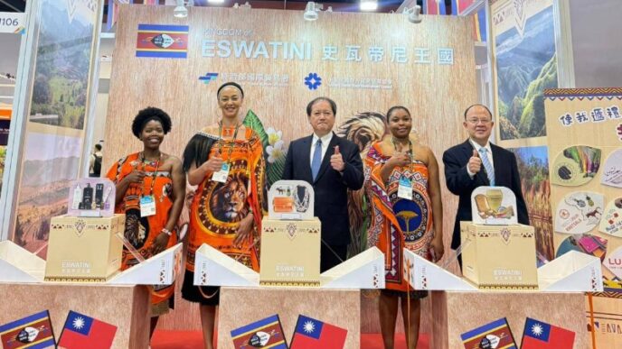 Eswatini creative companies display their products at Designed Giftionery 2026 in Taiwan, one of the country's biggest creative product expositions, from April 16 to 19, as part of a trade participation facilitated by the Eswatini Investment Promotion Authority (EIPA).