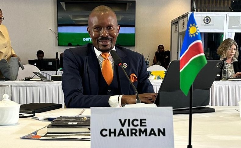 Namibia Revenue Agency Commissioner Sam Shivute chairs the African Tax Administration Forum ordinary council meeting at the Lake Victoria Serena Golf Resort and Spa in Entebbe, Uganda, on April 22, 2026.